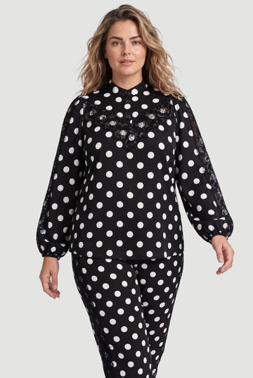 ZOEY MAYA SHIRT Hemden Schwarz mix