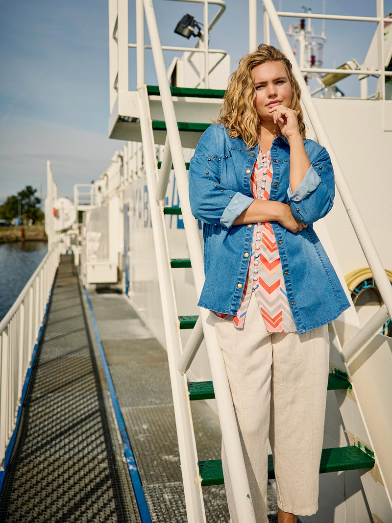 ZOEY MIA SHIRT Hemden 481 Denim blue