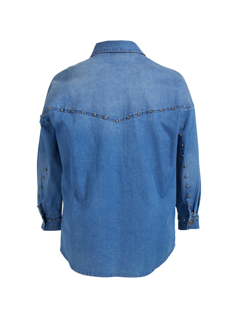 ZOEY MIA SHIRT Hemden 481 Denim blue