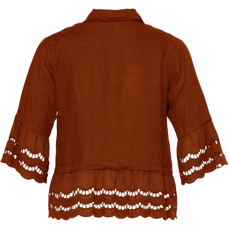 MOMENT MILLE BLOUSE Blusen 212 Bombay brown