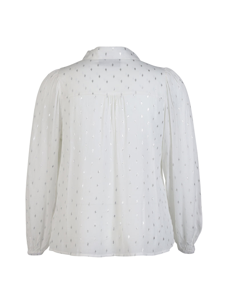 ZOEY MONA BLOUSE Blusen Weiss