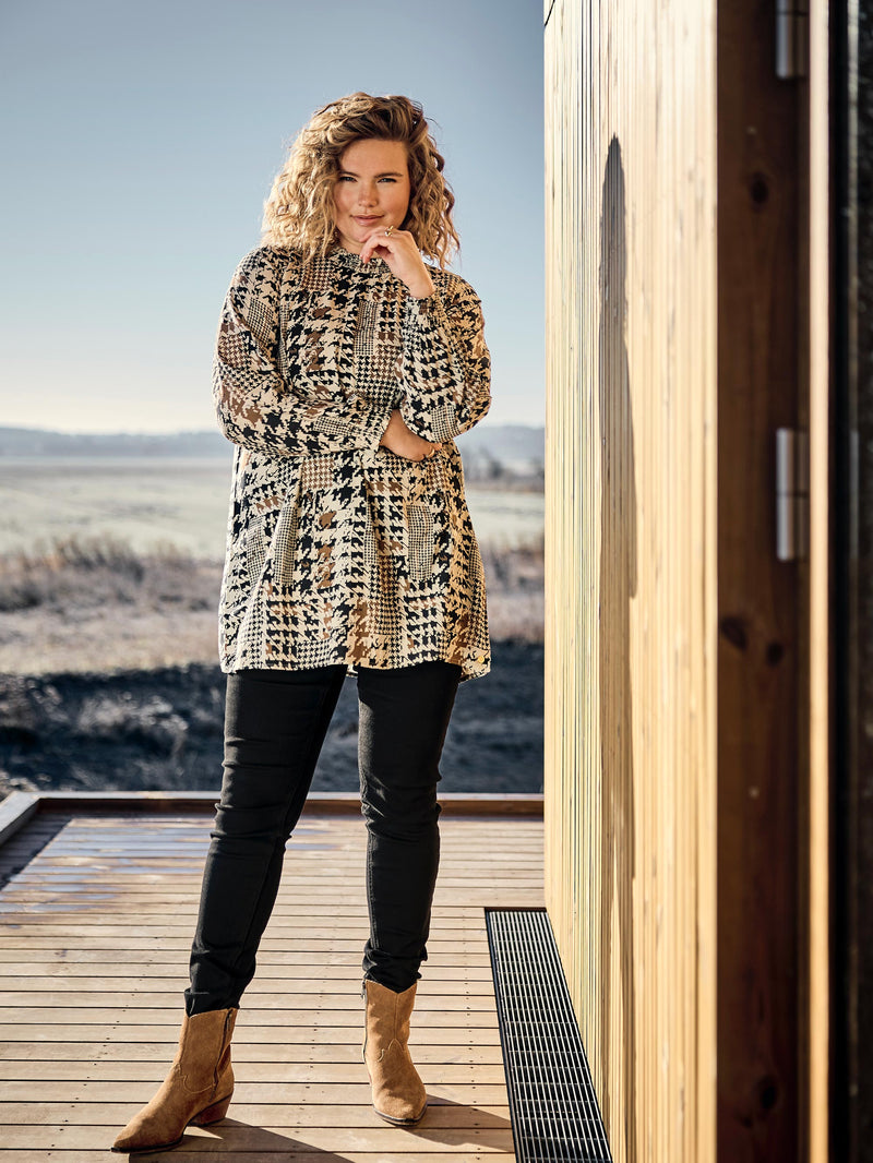 ZOEY NORA TUNIC Tunic Schwarz mix