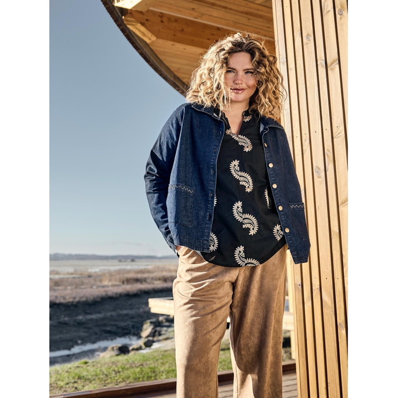 ZOEY PENNY JACKET Jacken 482 Dark Denim