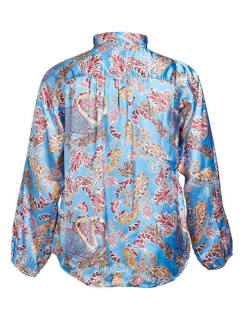 ZOEY RAYA BLOUSE Blusen 402 Blue mix