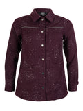 RUBY JACKET - Oxblood red