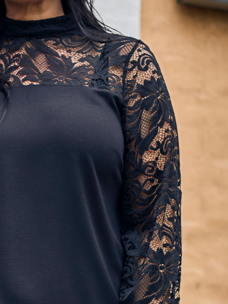 ZOEY SARA BLOUSE Blusen Schwarz