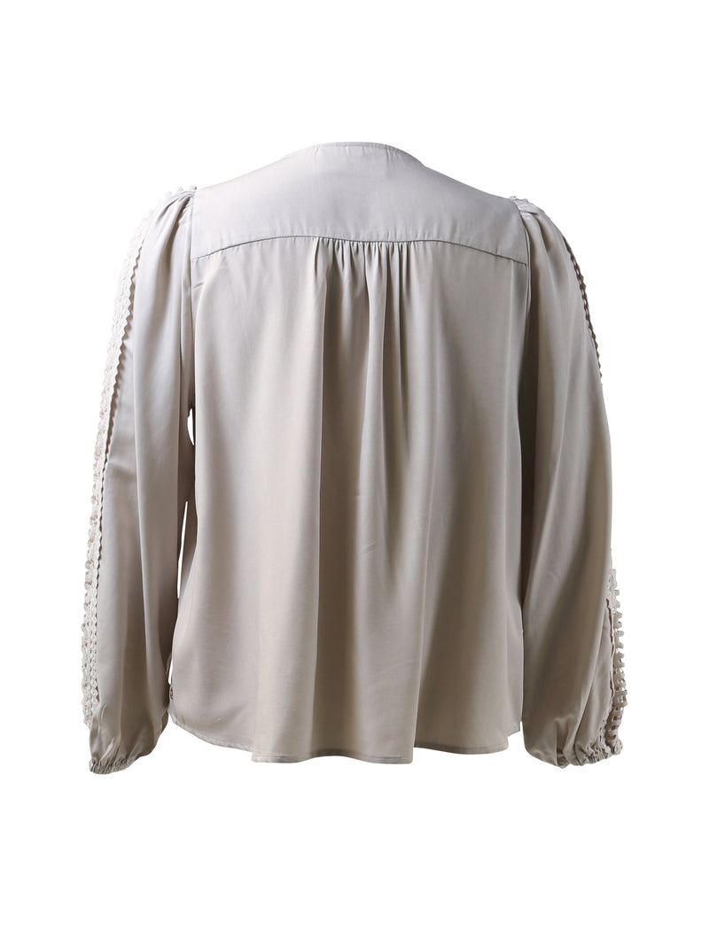 ZOEY SELAH BLOUSE Blusen 110 Creme