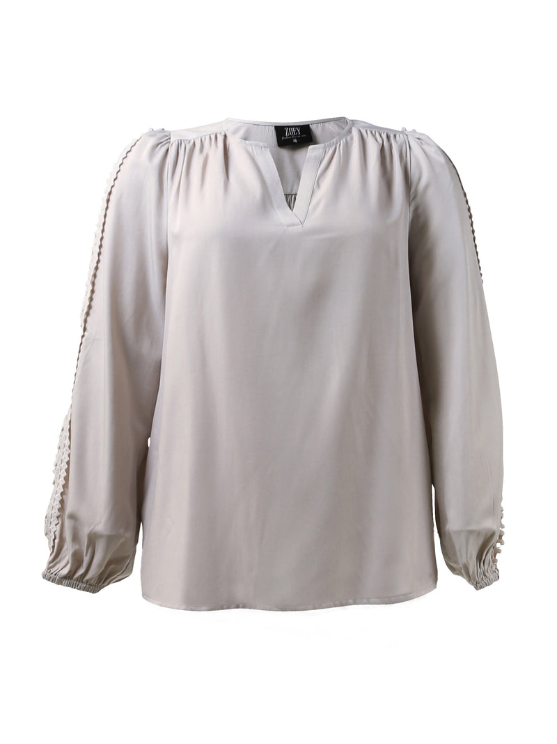 ZOEY SELAH BLOUSE Blusen 110 Creme