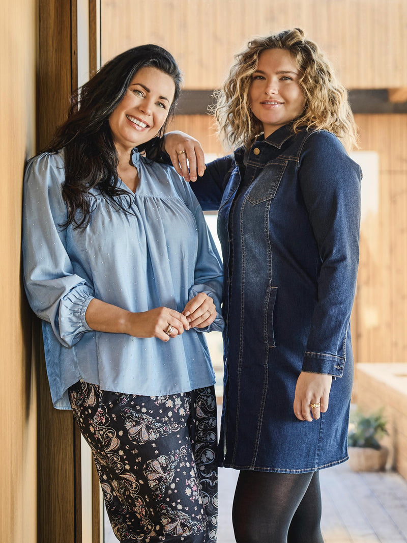 ZOEY TIA BLOUSE Blusen 304 Sky Blue