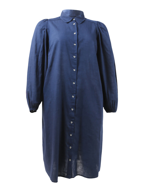 ZOEY TIFFANY SHIRT DRESS Kleider 476 Navy