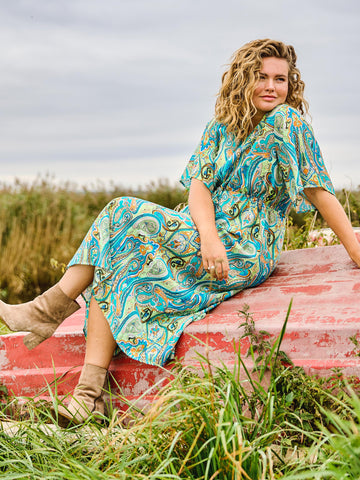 ZOEY VEDA DRESS Kleider 303 Peppermint green mix