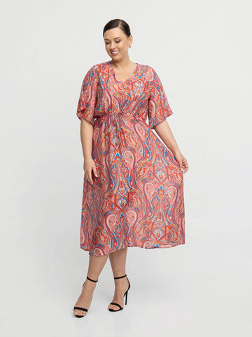ZOEY VEDA DRESS Kleider 668 Red Mix