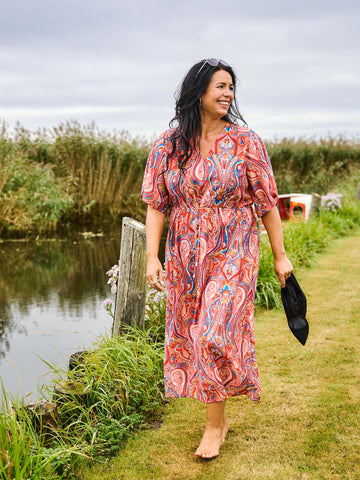 ZOEY VEDA DRESS Kleider 668 Red Mix