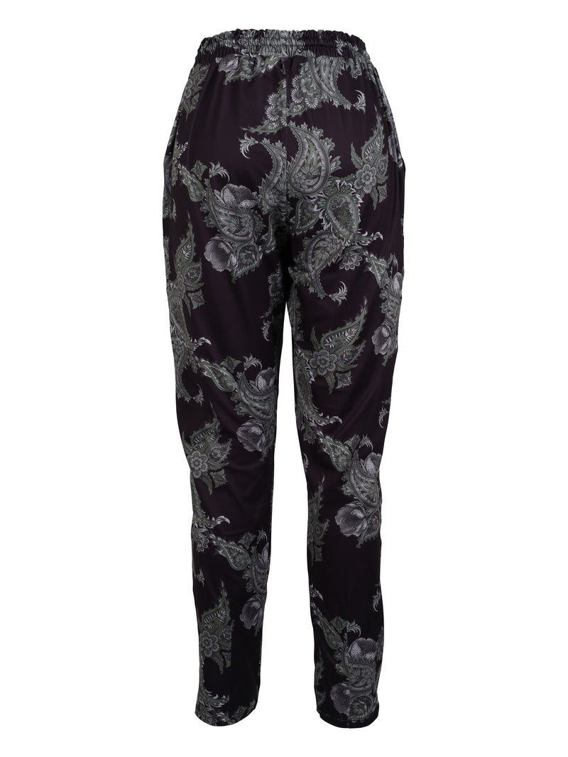 ZOEY VEDA PANTS Hosen 399 Dark bottle green mix