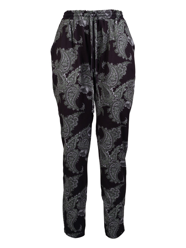 ZOEY VEDA PANTS Hosen 399 Dark bottle green mix