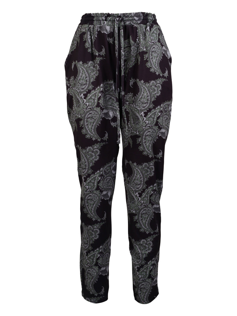 ZOEY VEDA PANTS Hosen 399 Dark bottle green mix