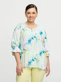 XENA BLOUSE - Pistachio Mix