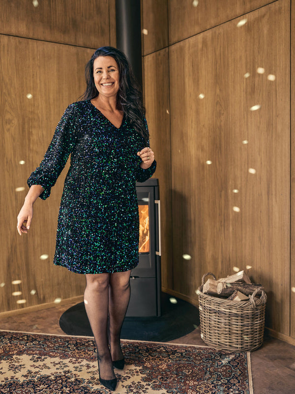 ZOEY XENA DRESS Kleider 025 multi sequins