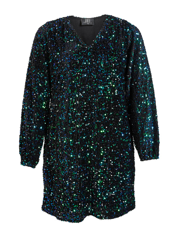 ZOEY XENA DRESS Kleider 025 multi sequins