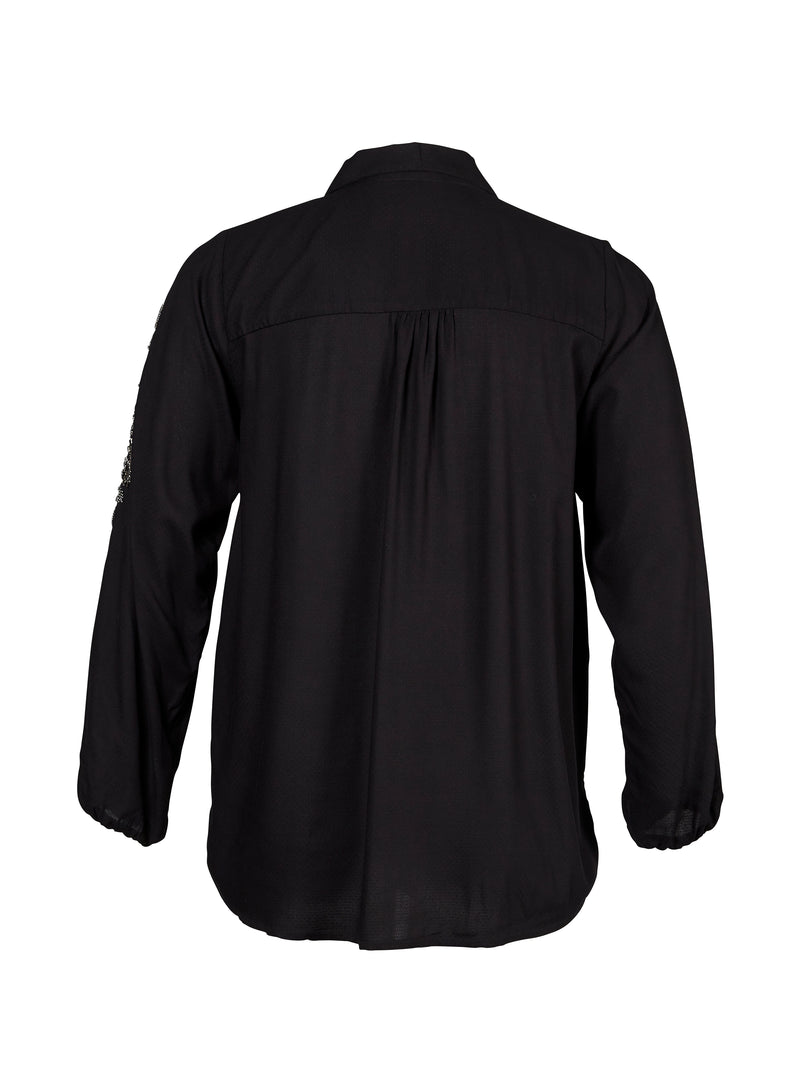 ZOEY XIMENA BLOUSE Blusen Schwarz