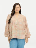 YARA SHIRT - Beige mix